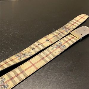 Used burberry belt